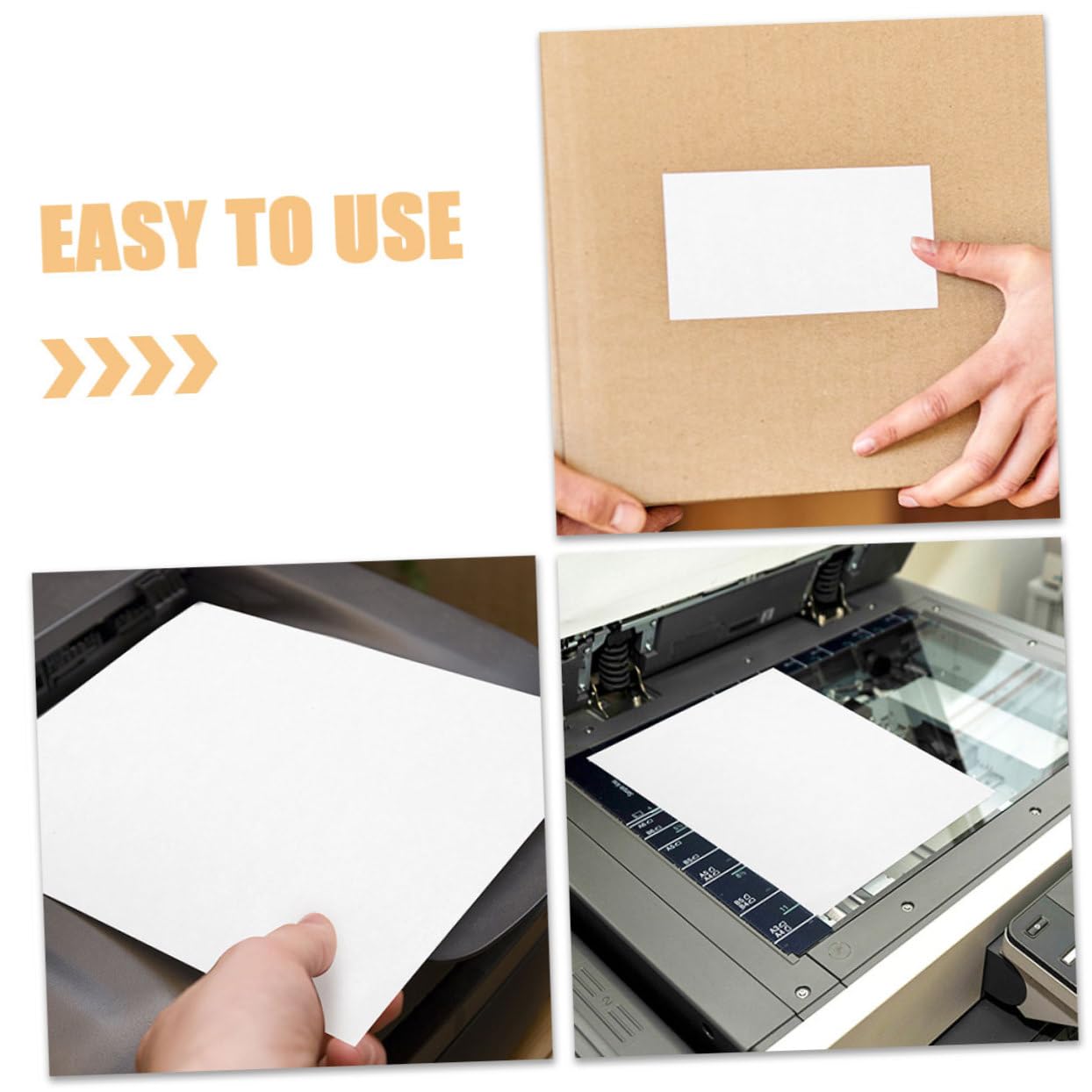 100 hojas Etiquetas Adhesivas Imprimibles Mate Autoadhesivas Papel Resistente para Impresión y Láser Uso Oficina y Manualidades