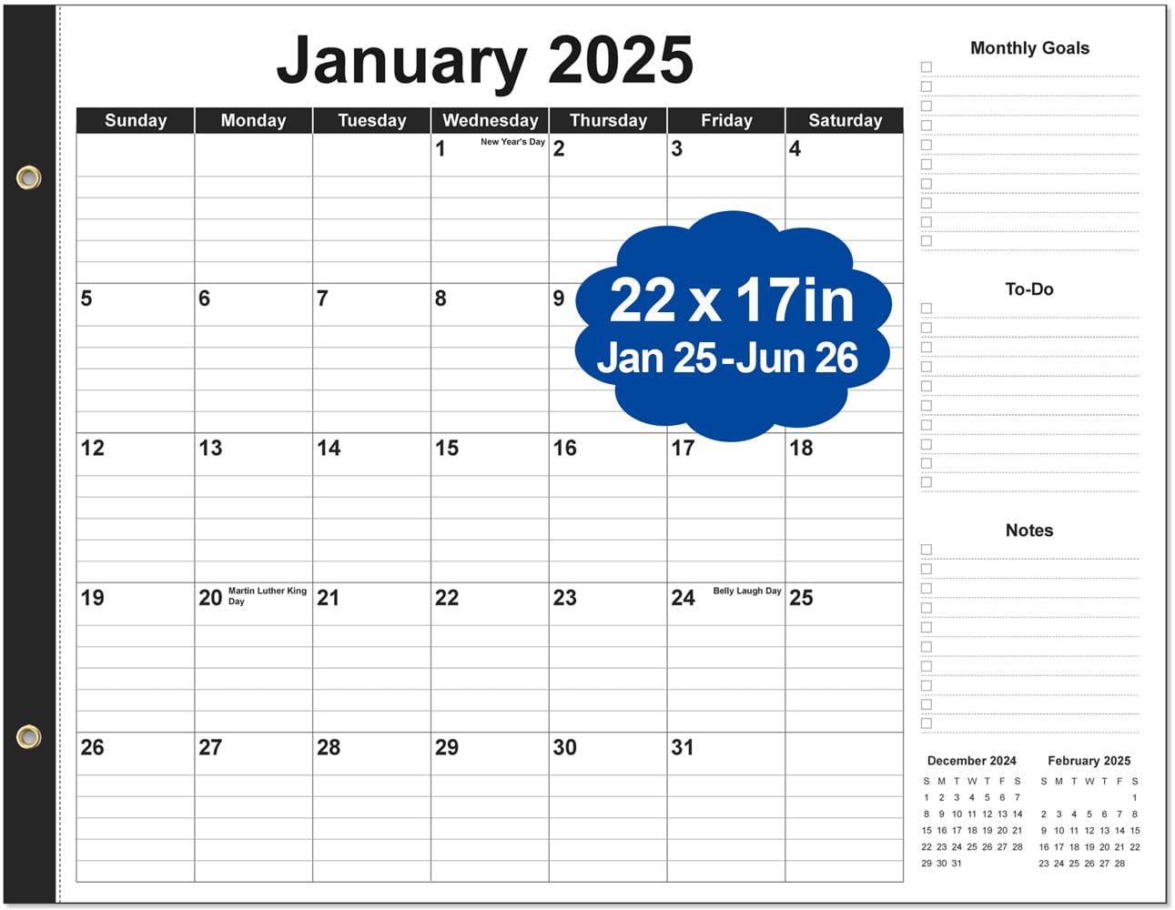 Large Desk Calendar 2025-2025 - 22 large-desk-calendar-2025-2025-22-x-17-desk-calendar-from-january-2025-to-june-2026-desk-pad-calendar-perfect-for-planning-and-organizing-in-your-home-school-or-amazon-de-stationery-office-supplies