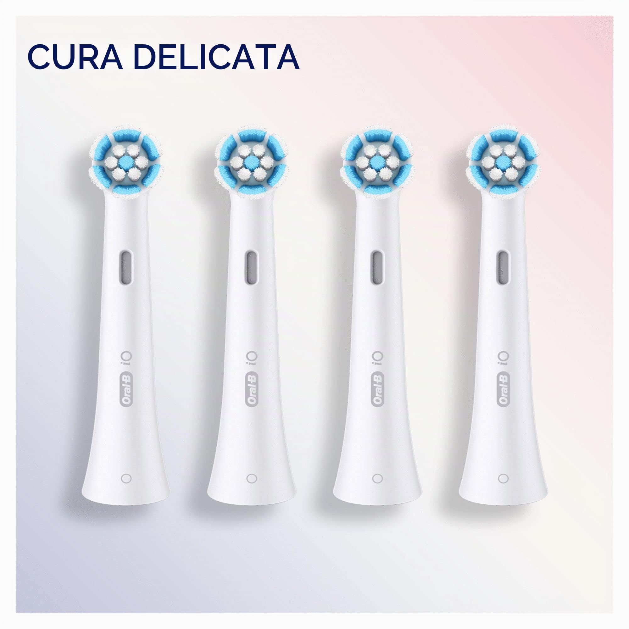 Oral-B iO Gentle Care - Set di 4 punte per spazzolino da denti