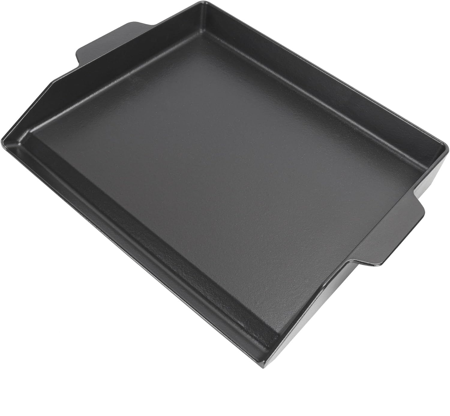 KEESHA Universal Heavy Duty Cast Iron Cooking Griddle 18.6" x 14" for Weber/Charbroil Gas Grills, Pit Boss Charcoal Grills, Ovens, and Gas Cooktops