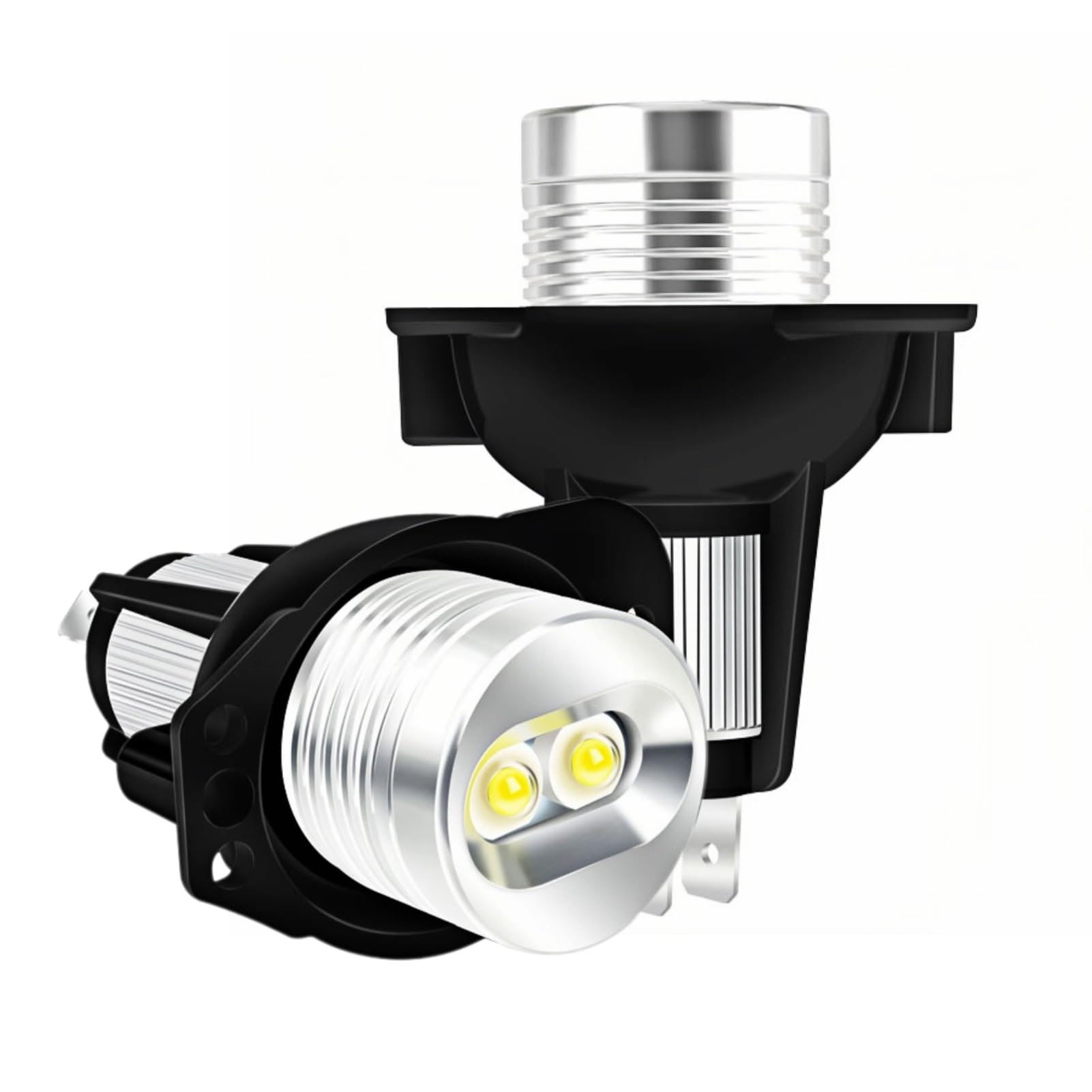 KIMISS AUTO 2pcs 12W Angel Eyes LED Headlights Halo Ring Marker Light Car Fog Lights for E90 E91 05-08 Auto Lamps + bombillas angel eyes e90