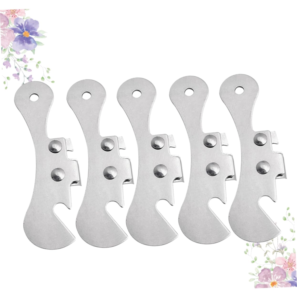Cabilock 3 Set Apriscatole Manuale Professionale Inossidabile Con Antiscivolo Per Lattine E Bottiglie Gadget Ristoranti E 5 Pezzi * 3