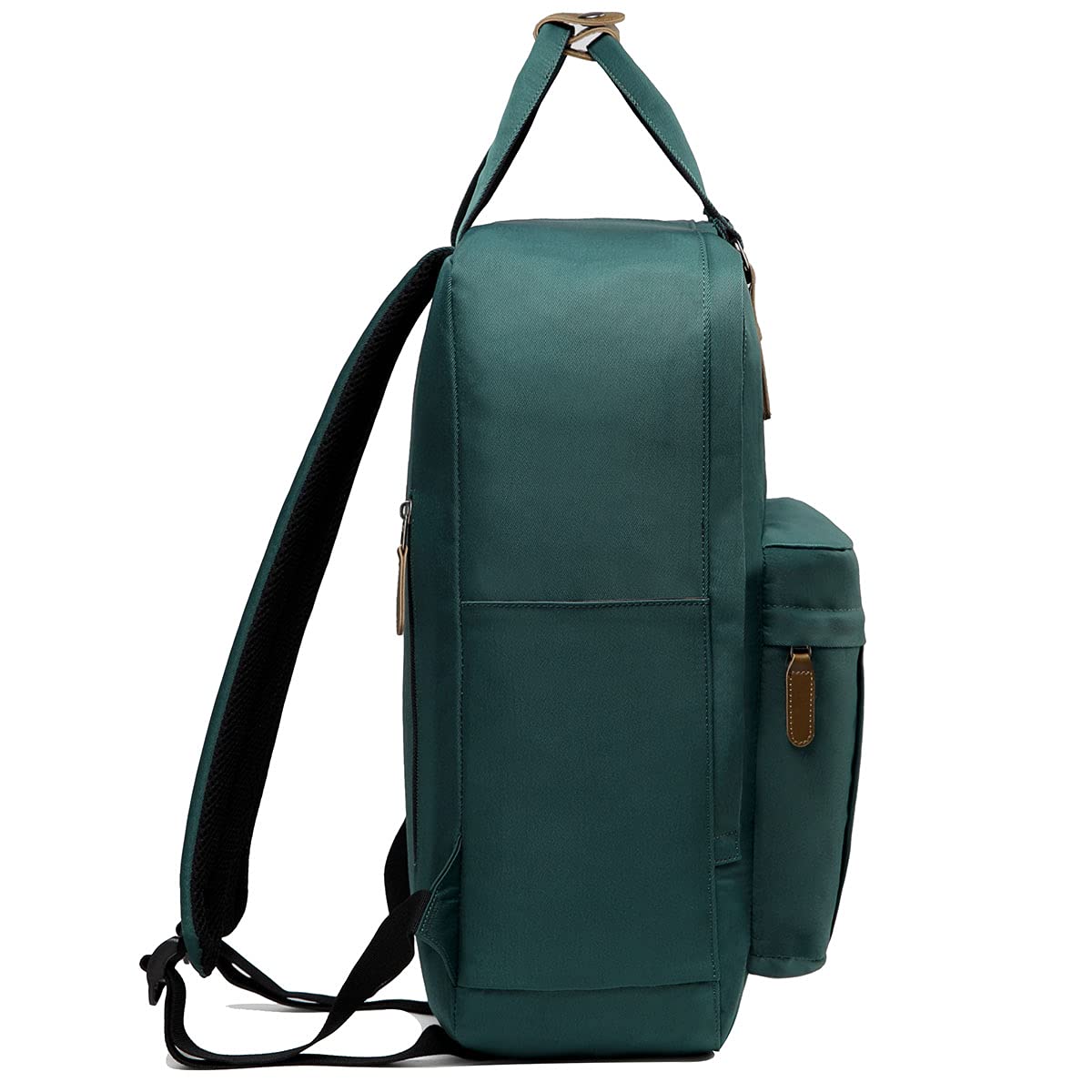 Sac à Dos Femme，VASCHY Sac a Dos Fille Sac à Dos Ordinateur Portable pour 15.6 Pouces Résistant à l'Eau Sac Scolaire Chic avec Deux Poches Bouteilles pour Voyage Collège,15.1L(Gardénia Bleu)