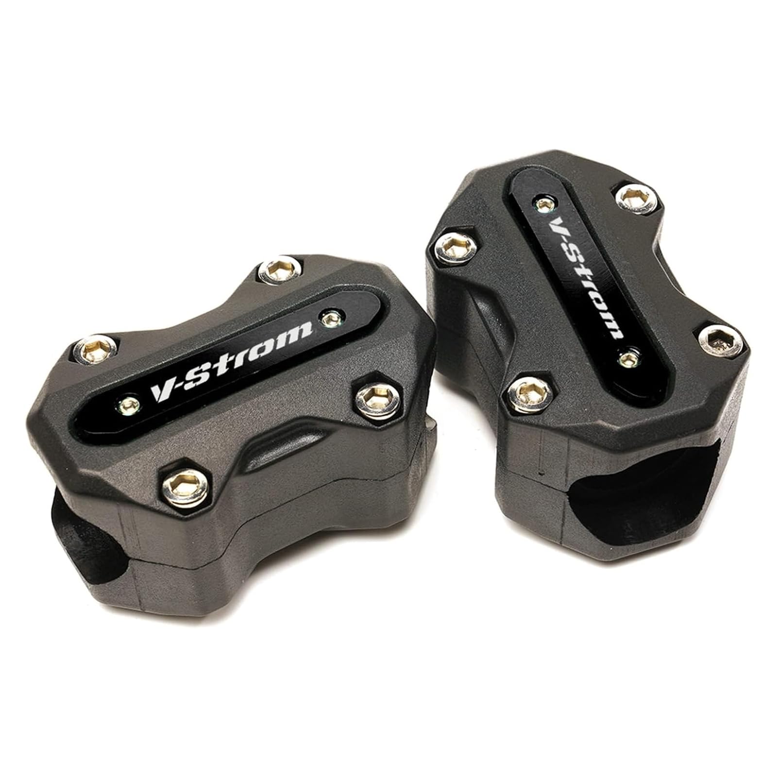 Pour Suzuki V-Strom 650 / XT DL650 DL1000 V Strom 1000 / XT Vstrom 1050 / Pare-chocs de moto Crash Bar Slider (Noir)