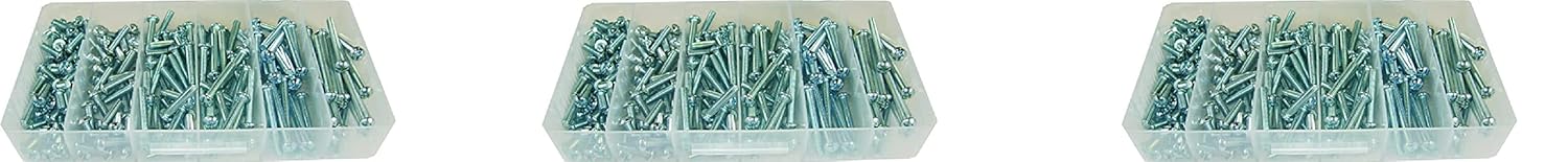 L.H. Dottie 1032PS Machine Screw Kit, Round Head, 10-32 TPI by 1/2-Inch to 2-Inch Length (3)