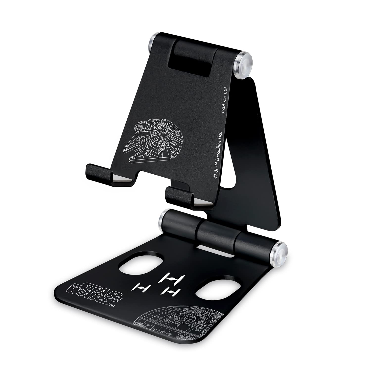 Premium Style スマートフォン用 スタンド アルミ素材 [スペース] PG-DSTD03SW