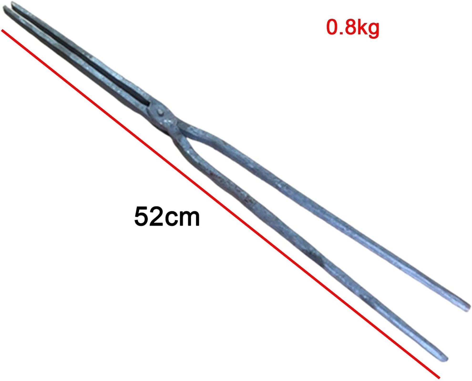 Tenazas de herrero,Tenaza de forja Ponga de herrero Tonga plana de herrero for un cuchillo de yunque que fabrica pinzas de herrero de 36 cm/52 cm for ingeniero herrero, 36 cm (Color : 52cm)