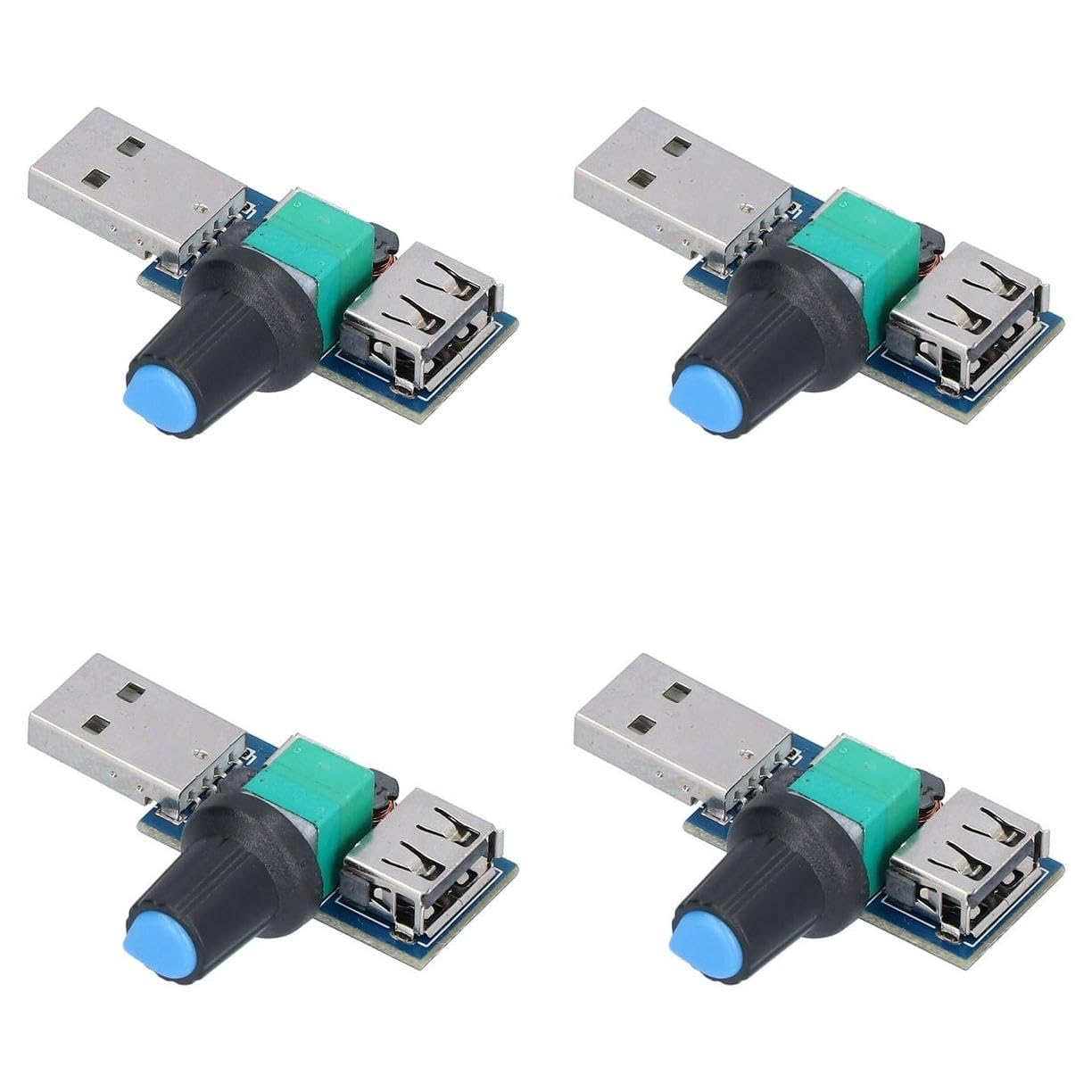 (4 pc) FlyRobo USB 12V DC Fan Speed Controller Board-image-1