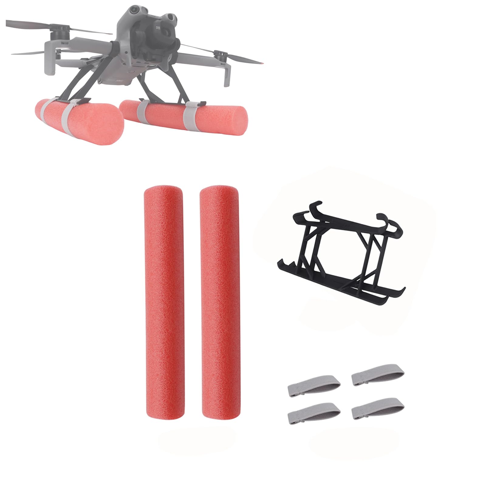 Water Floating Landing Gear Kit for DJI Mini 5 Pro, Buoyancy Rod and Handheld Takeoff/Landing Accessory Compatible with DJI Mini 5 Pro Drone