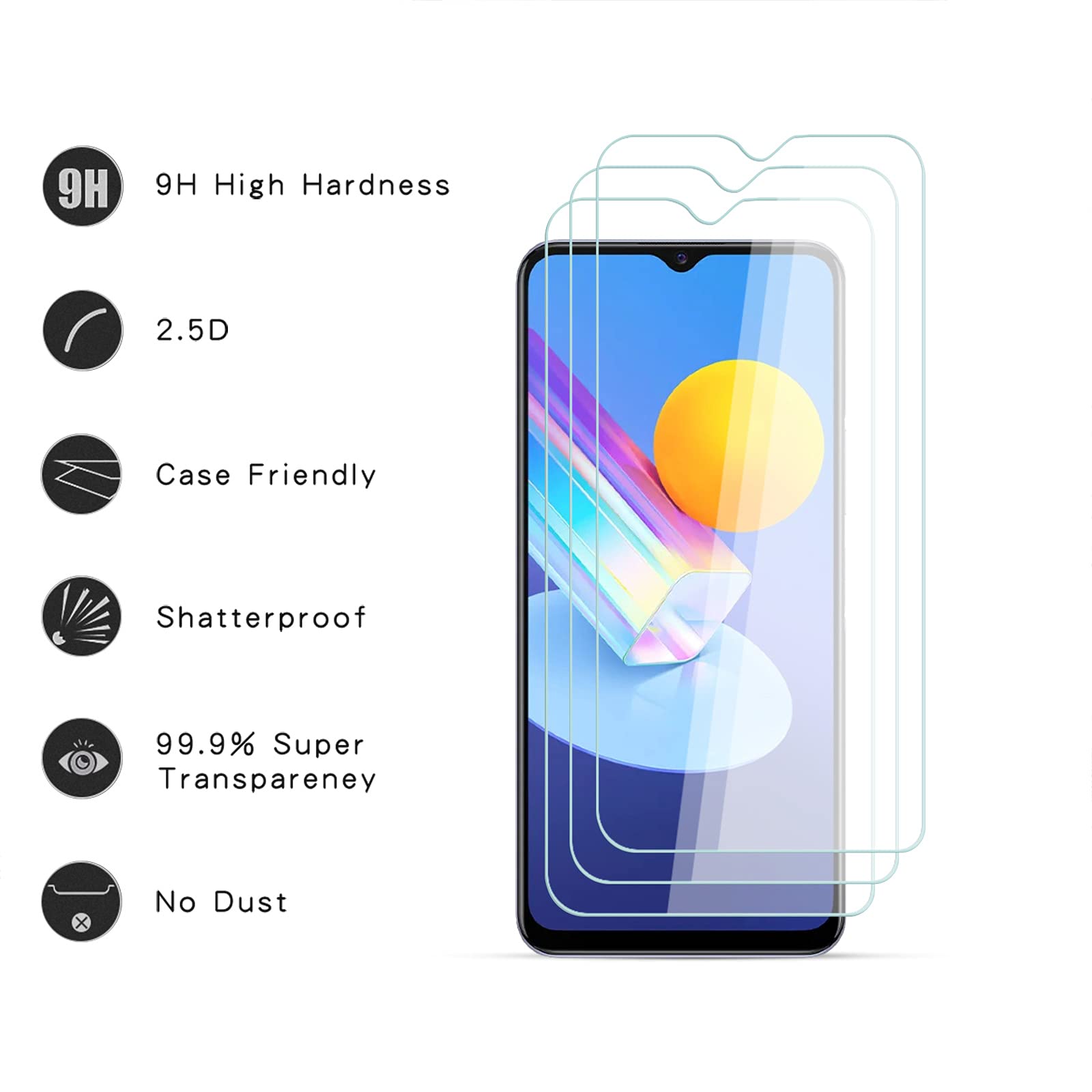 Pellicola Protezione Schermo Vetro Temperato Per 5G - Schermo Curvo Completo Durezza 9h Antigraffio 781953 Honor Magic6 Pro