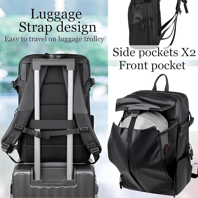 Image of Premium 15.6 inch Laptop Bag | Anti-Theft | Special Waterproof Fabric & Zipper | Side Pocket | For Office, College, 25Ltrs, 2 Compartment, 8 Pockets