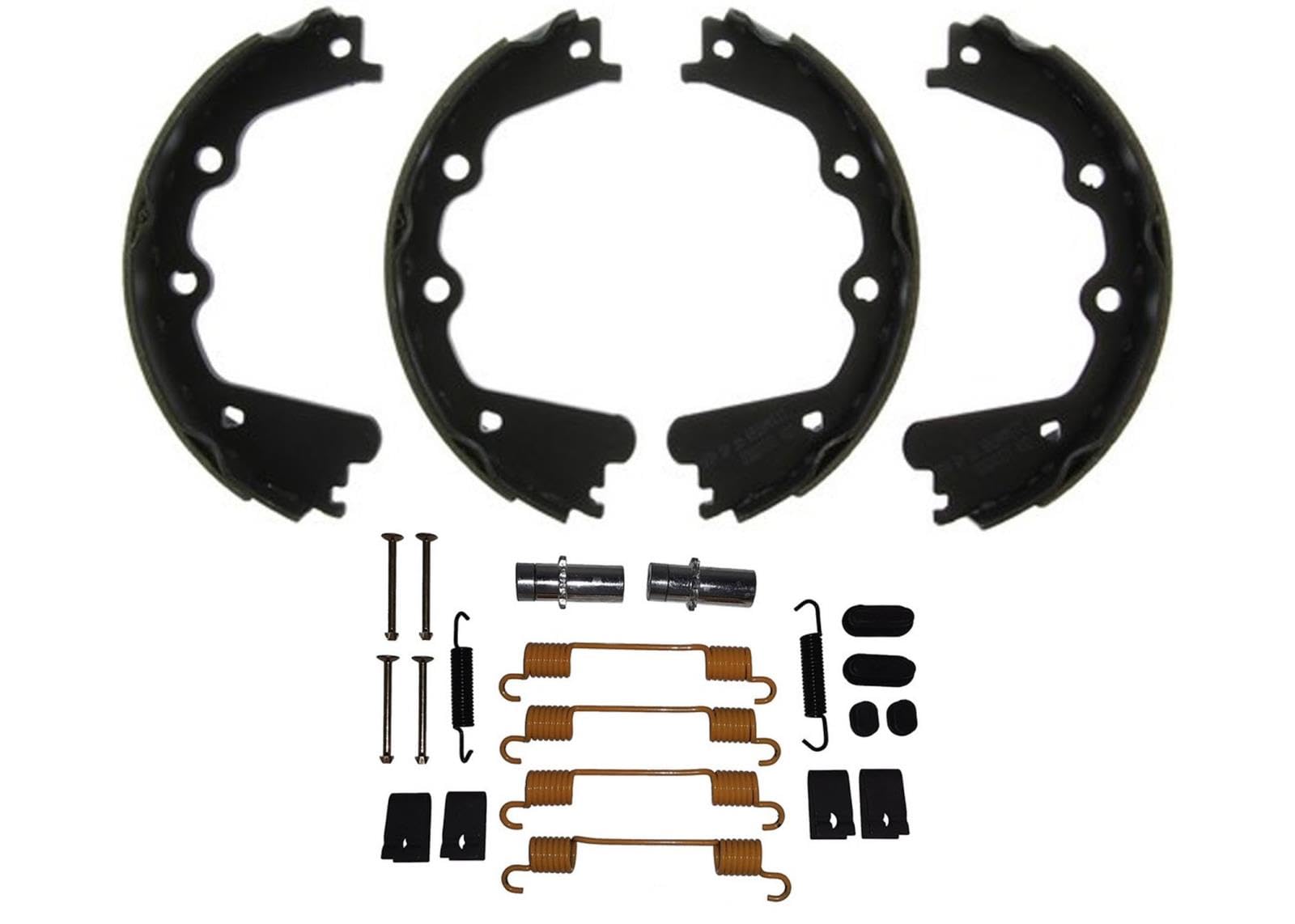 Rear Parking Brake Shoe Set – Fits Chevrolet Silverado 2500 HD, Ford F-250 Super Duty, Hummer H2 & More (Part # NB-771B-10177-30, Lifetime Warranty)
