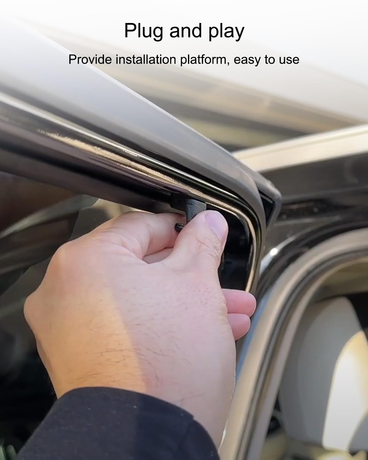 Car Rear Door Curtain Sunshade Panel Trim Clip For Hyundai Palisade 2019-2023 83917S8000 - 34