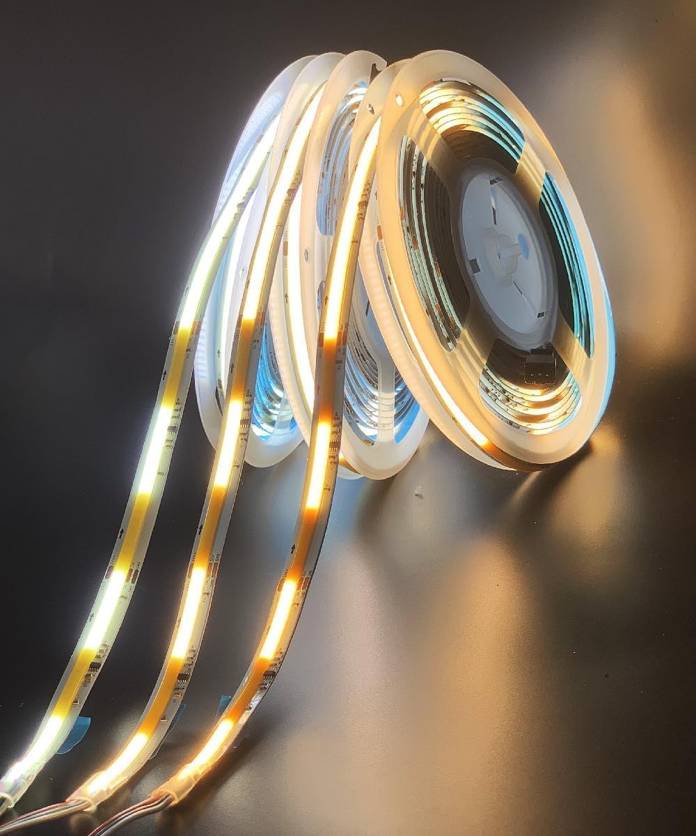 Kit Tira LED RGB 5m 24W 12V Con Fuente De Alimentación Y Mando