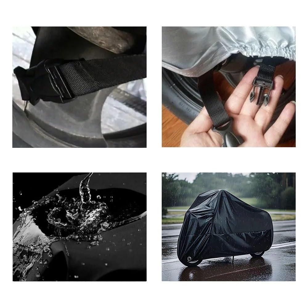 For Svartpilen Vitpilen 401 Svartpilen401 Motorcycle Cover Waterproof Outdoor Rain Cover Parts(4XL For 230250cm)