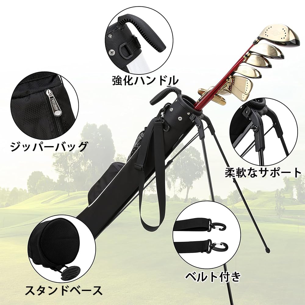 Amazon | FMAFNLY ゴルフクラブケース セルフスタンド クラブ