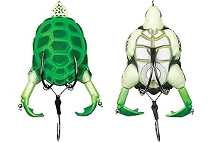 LUNKERHUNT Frog Lure: Topwater Fishing Bait for Bass and Trout