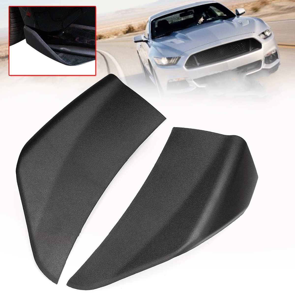 Dla Forda Dla Mustanga Akcesoria Samochodowe Do Stylizacji Para Przedni Zderzak Samochodowy Splitter Wargi Podbródek Spoiler Dyfuzor Winglets Protector