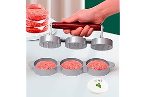Compact Hamburger Slider Press Patty Maker Set for Mini Burgers, Grilling, and Outdoor Activities