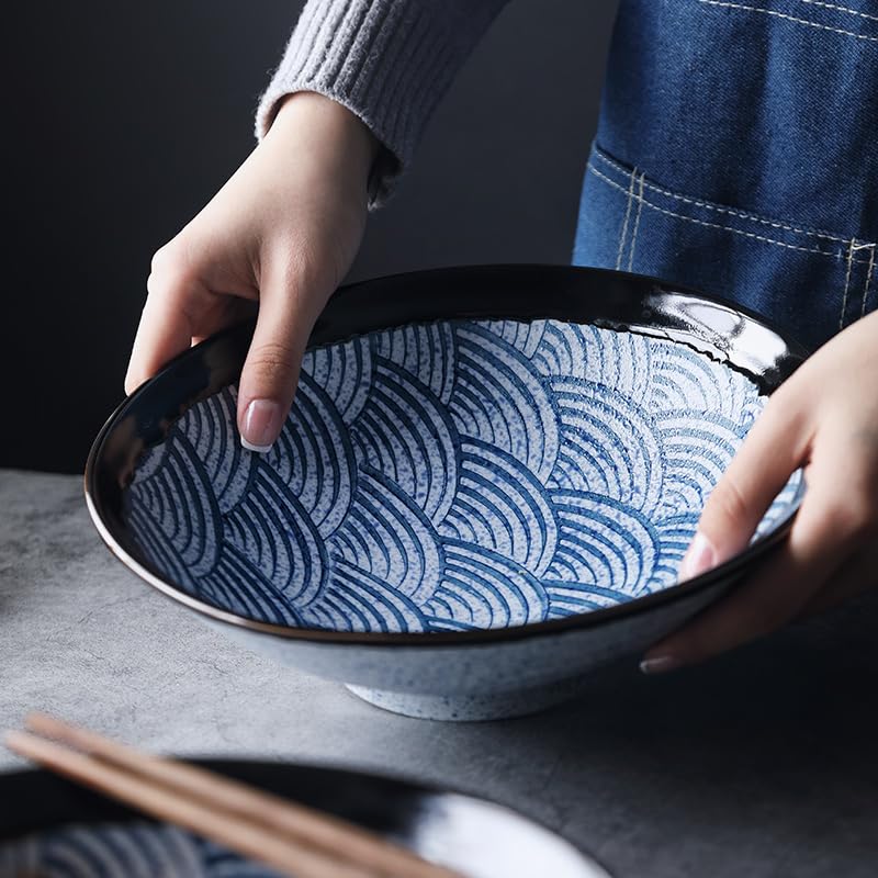 Miska Do Mieszania Sałatek, Zabytkowa Ceramiczna Miska Do Sałatek, Duża Pojemność Miski Do Ramenu, Składana Miska Do Zupy, Miska Do Sałatek Owocowych
