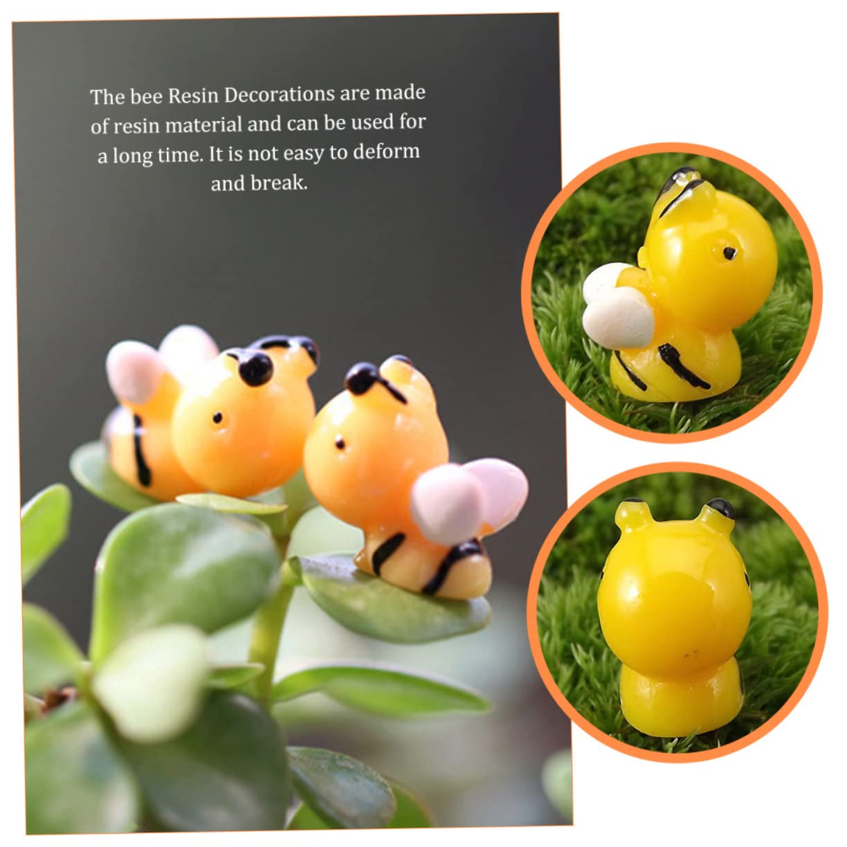 15 Pcs Accessori Per Api in Resina Bambino Realistiche Artigianali