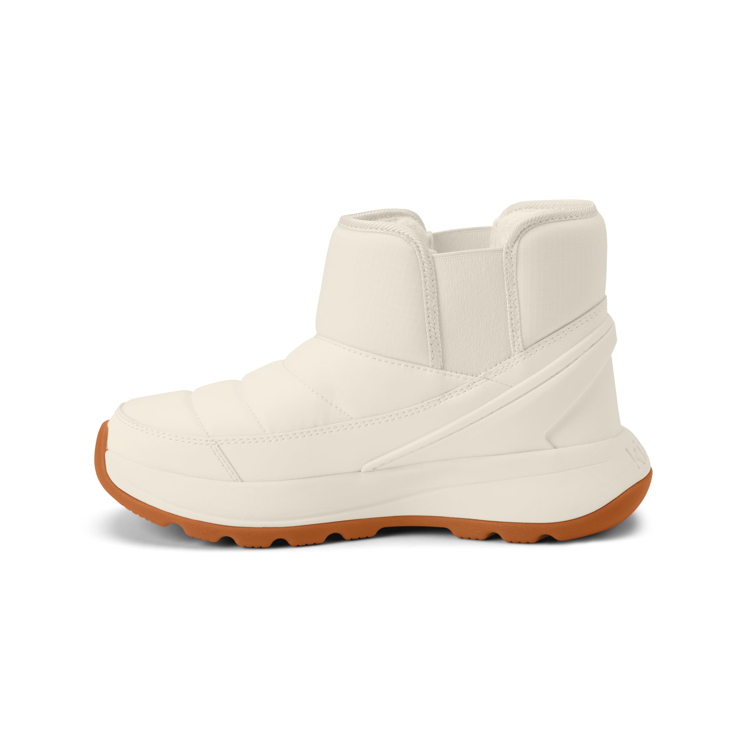 Kizik Juno 2 - Botas de Nieve Bajas sin Cordones para Mujer: Suela de Goma Duradera para Cualquier Terreno, Forro de Piel sintética para Calidez Durante el Uso Diario de Invierno, Ancho Regular