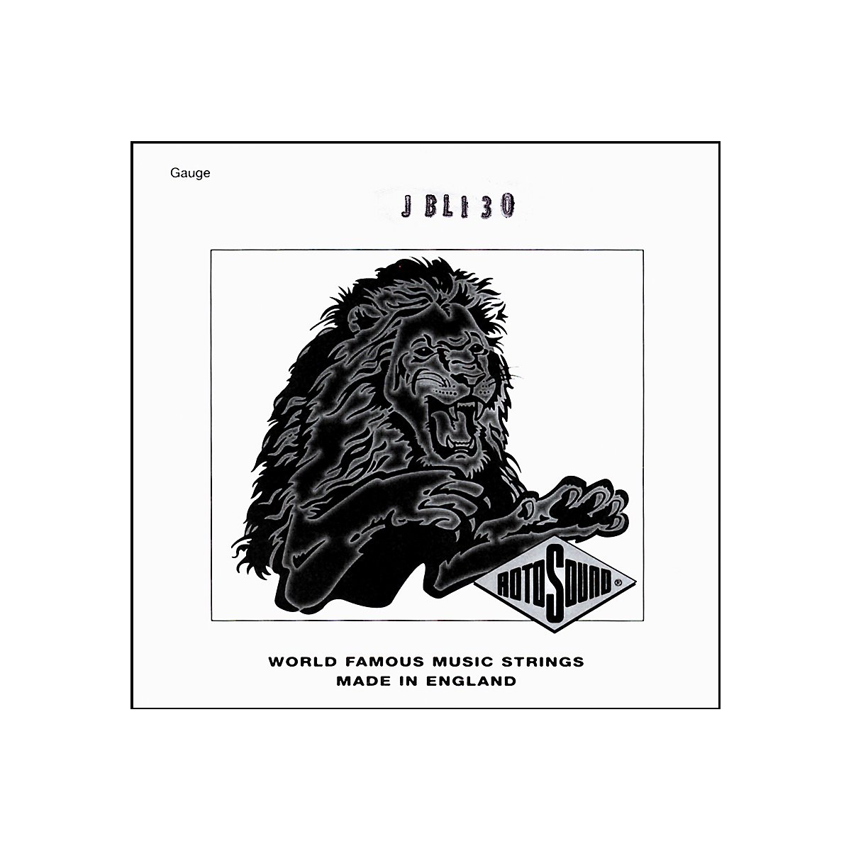 Rotosound Strings for Electric Bass JAZZ 77 MONEL FLATWOUND Single String LOW B DOUBLE BALL FW JBL130