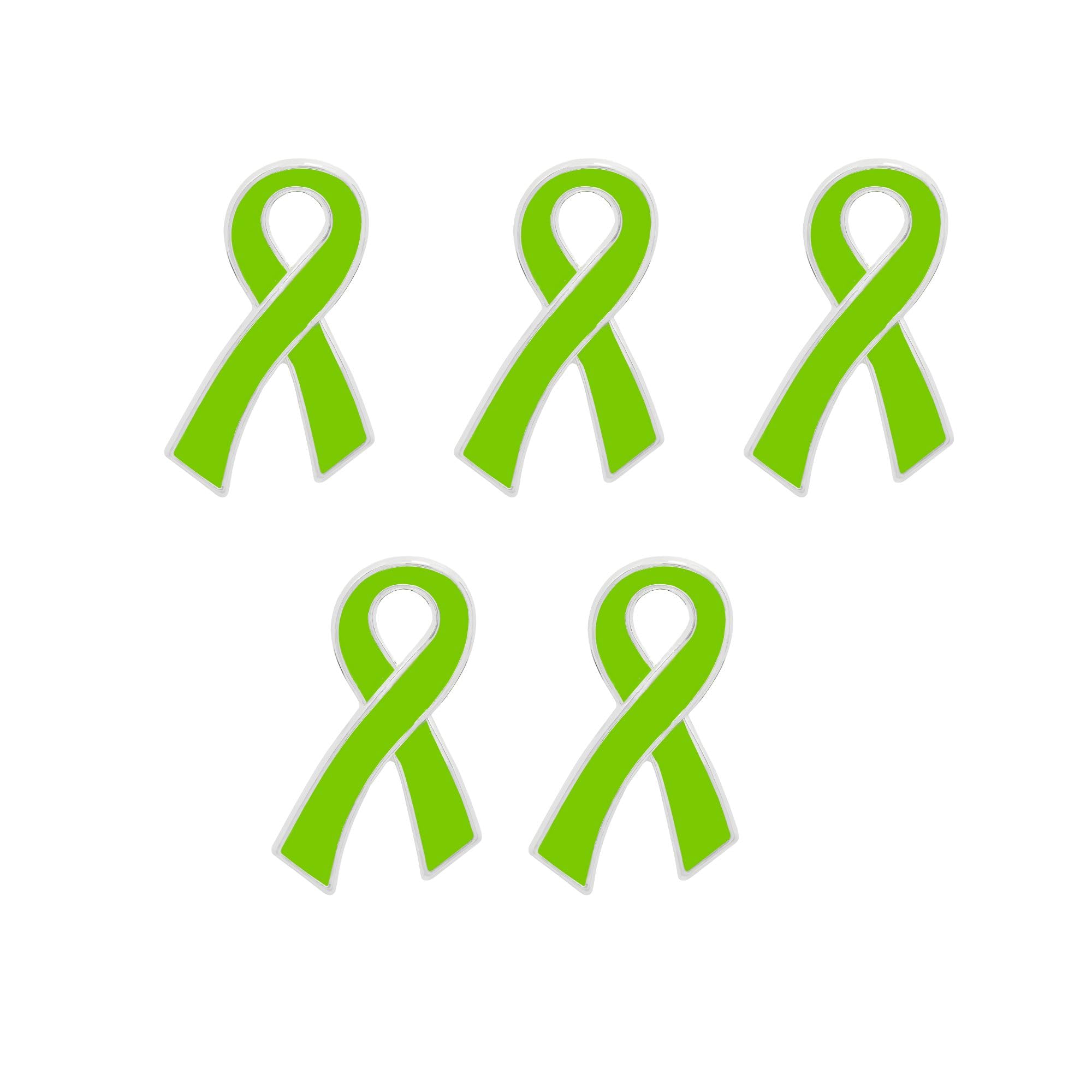 Ribbon Pins 1/5/25/100 for Cancer &amp; Disease Awareness - Various Causes - Bulk Quantities Available for Support Groups and Fundraising