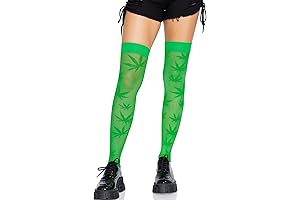 Womens 420 Fishnet Thigh Highs
