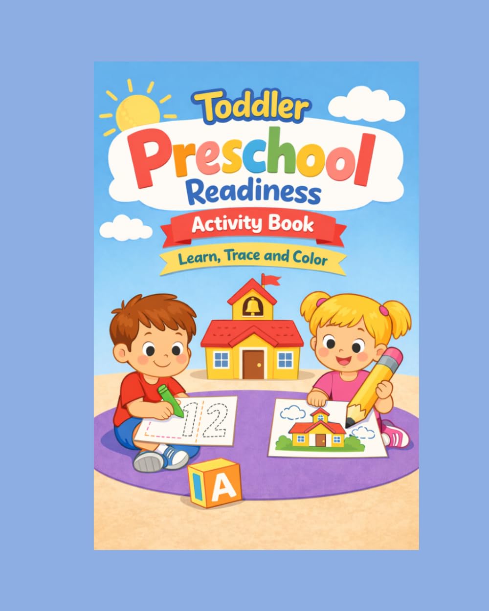 Toddler Preschool Readiness Activity Book: Learn, Trace and Color