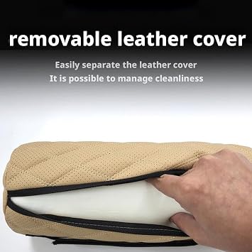 Car Neck Pillow, Car Headrest Pillow for Driving with Adjustable Strap, Memory Foam Neck Pillow with Removable Cover, Soft Comfortable Seat Head Pillow Cushion for Most Cars