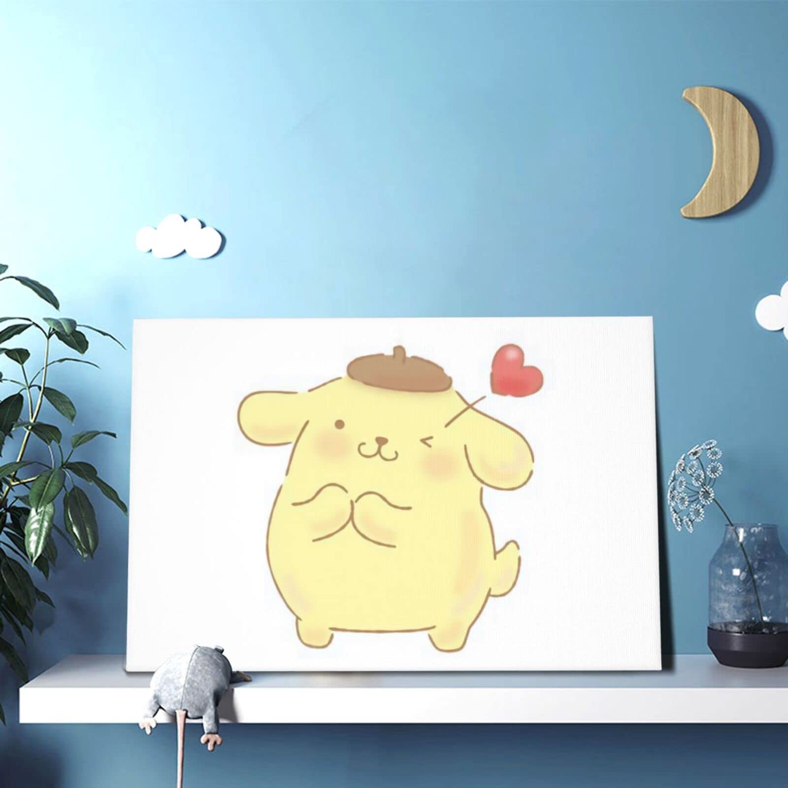 Amazon.co.jp: ポムポムプリン ポスター アート 背景絵画 美しい贈り物