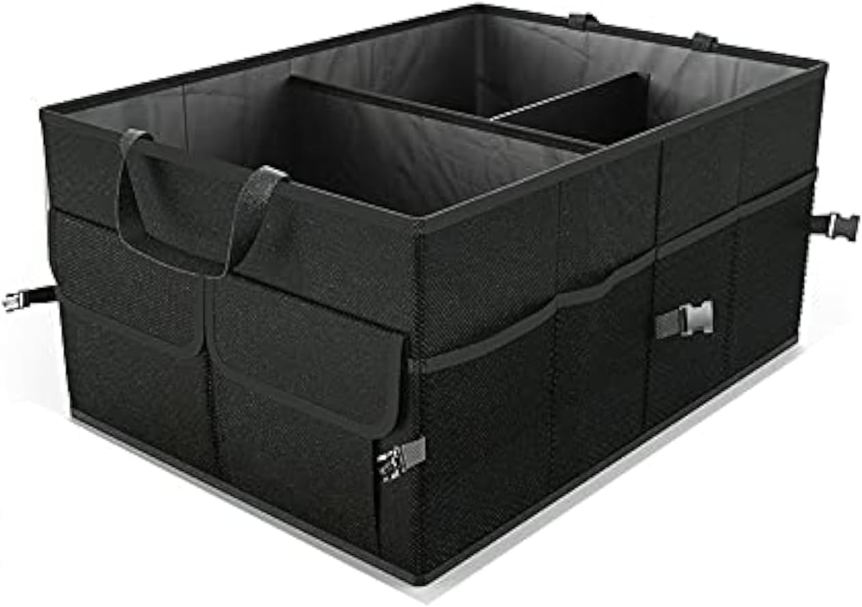 Sanbo Car Trunk Organizer Auto Durable Collapse Cargo Storage Bag Car Foldable Storage Box for Auto Truck SUV Nonslip Waterproof
