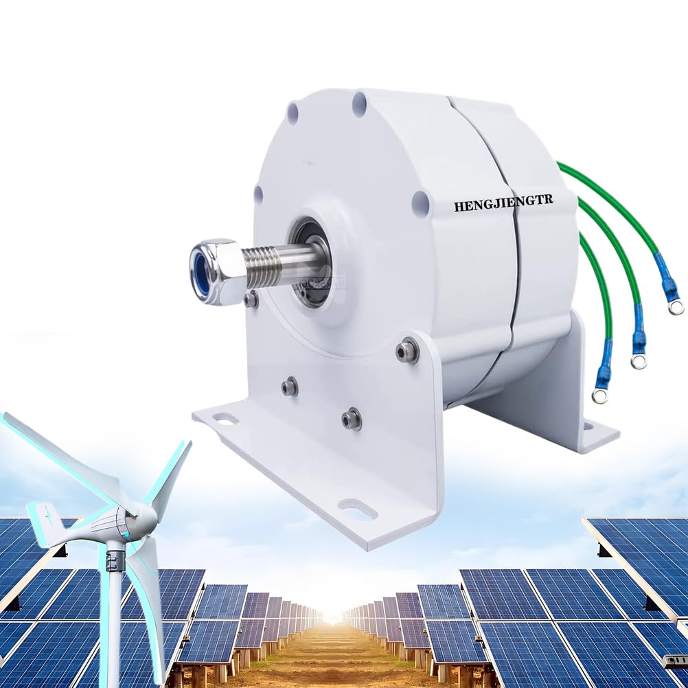 Motor eléctrico portátil de imanes permanentes de 12000W 110V / 220V, generador de levitación magnética DIY AC Alternador Motor de imanes permanentes (con Base)