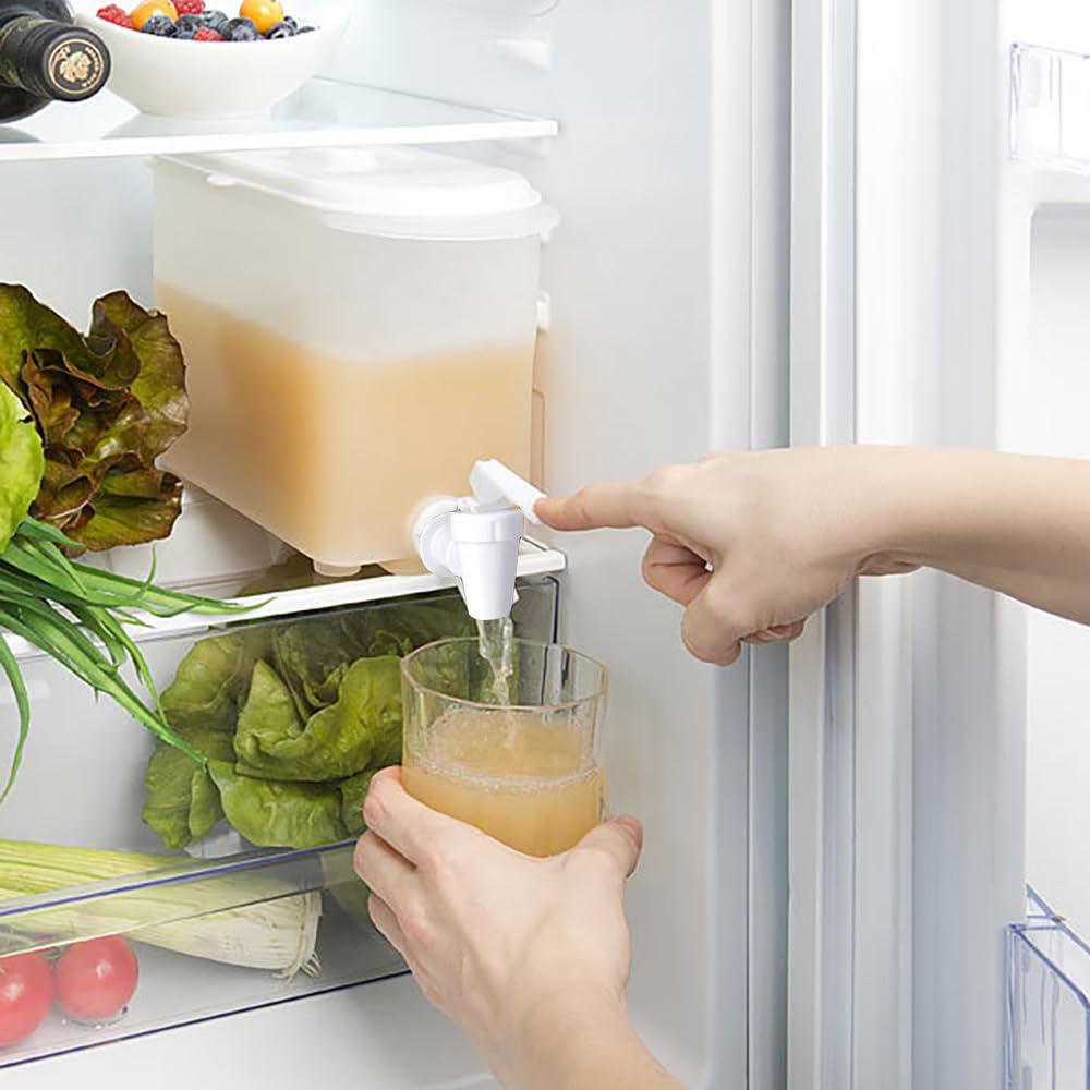 4Piezas Llave de Agua de Plástico Reutilizables para Grifo De Plástico Grifo Dispensador para Dispensar Té Vino Agua Jugo y Otras Bebidas