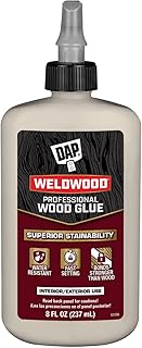DAP Weldwood Professional Wood Glue, Yellow, 8 oz (7079800480)