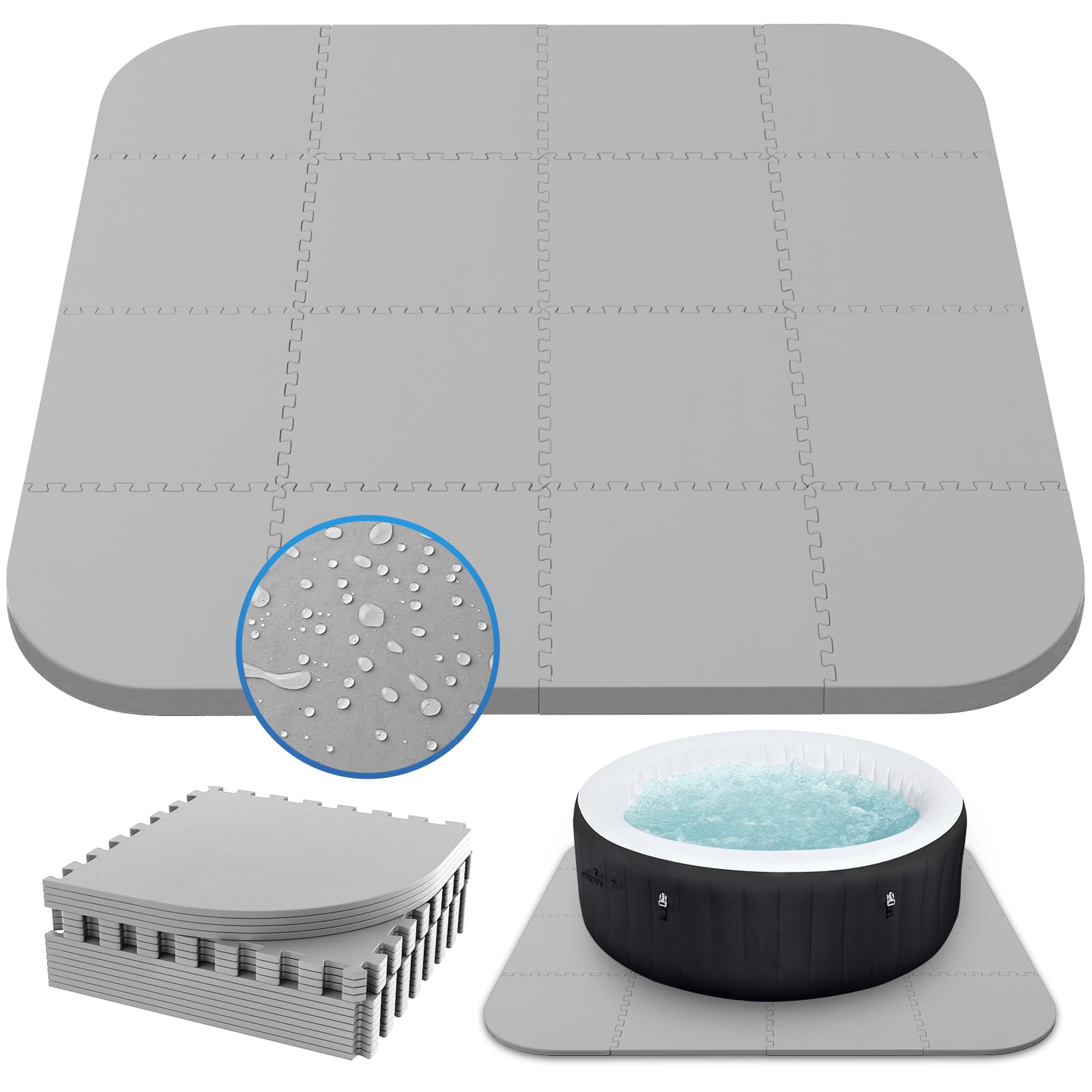 Tapis De Bain Jacuzzi AFFLUENT 85IN Hot Tub Mat 1/2 12MM Thickness