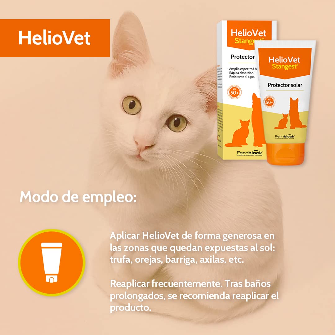Heliovet crème solaire pour animaux SPF50+ 50 ml de crème