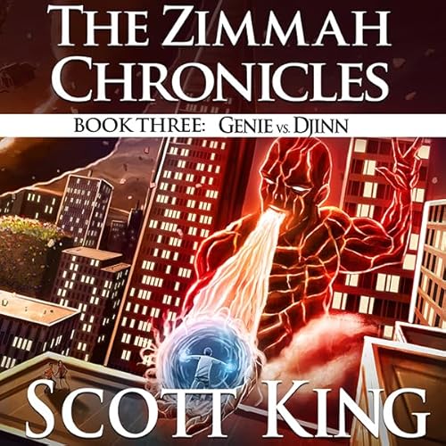 Genie vs. Djinn Audiolivro Por Scott King capa