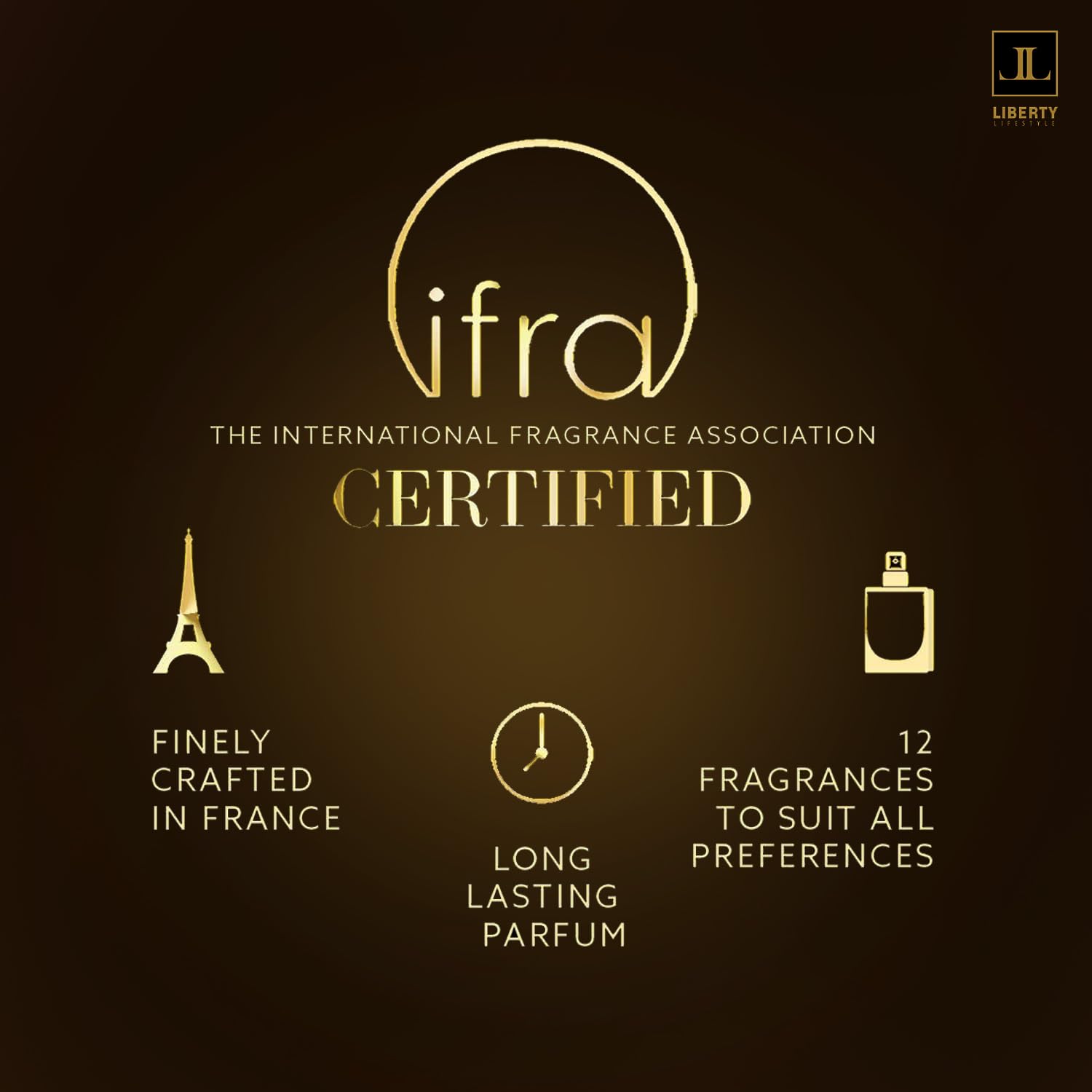 Liberty Premium Oud Luxury Seductive Long Lasting (3 days) OudGold Silk Intense Parfum for Men & Women (100ml/3.4Oz), Designed in France, Woody Notes - Image 8