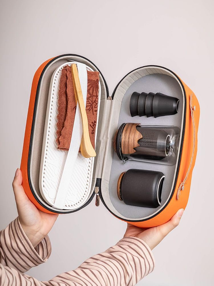 Service à thé - Les Six Gentilshommes de la cérémonie du thé, Un Ensemble Complet d'ustensiles de thé Kung Fu, d'accessoires, de sous-Verres, d'outils pour Infuser Le thé