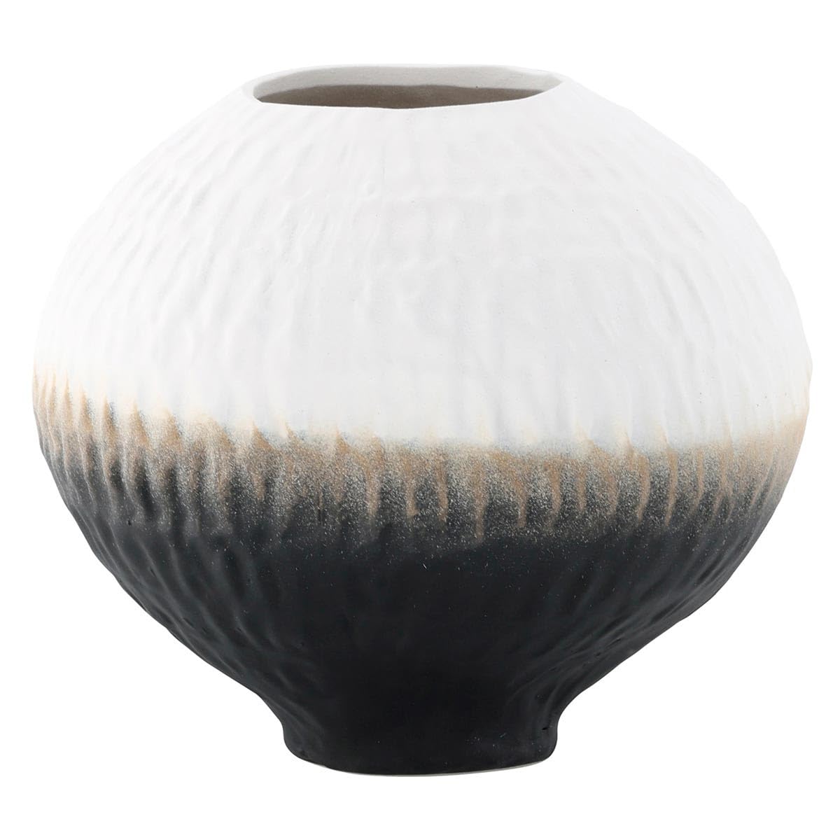 Vase tricolore Pane 21cm multicolore pour décoration intérieure moderne