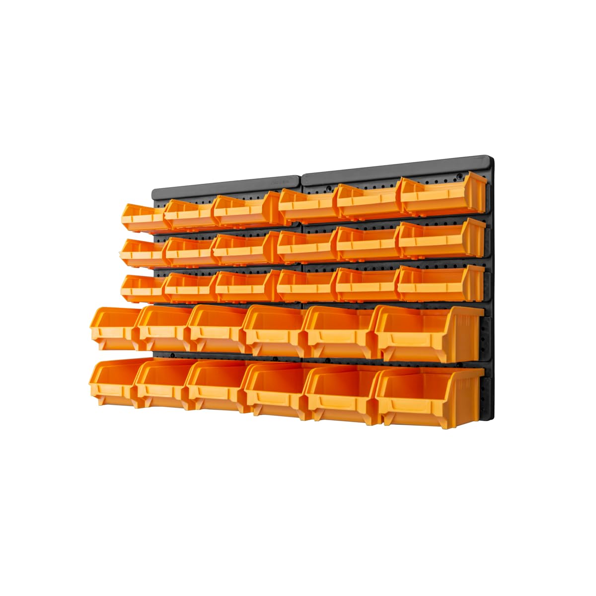 INTEC - Panneau Porte Outils Mural - 30 Bacs à Becs Amovibles - Rangement et Stockage Outils et Quincaillerie