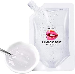 Base para brilho labial transparente - Base de brilho labial segura para,50ml Lip Balms Lip Gloss, Lip Gloss Base Clear Versagel Base Para DIY Lip Gloss Xiaoqiao