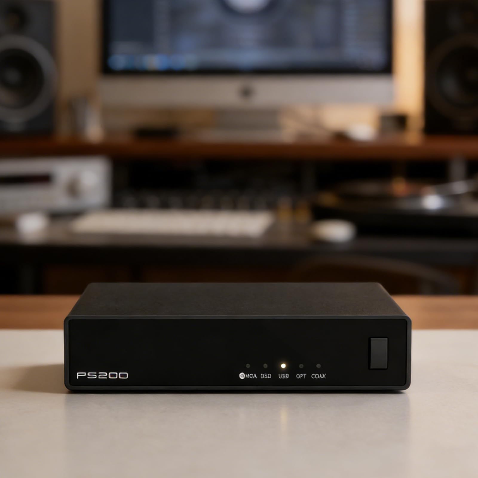 Convertitore premium con firmware aggiornabile e supporto stabilità migliorato Collegamento a bassa latenza MQA e DSD512