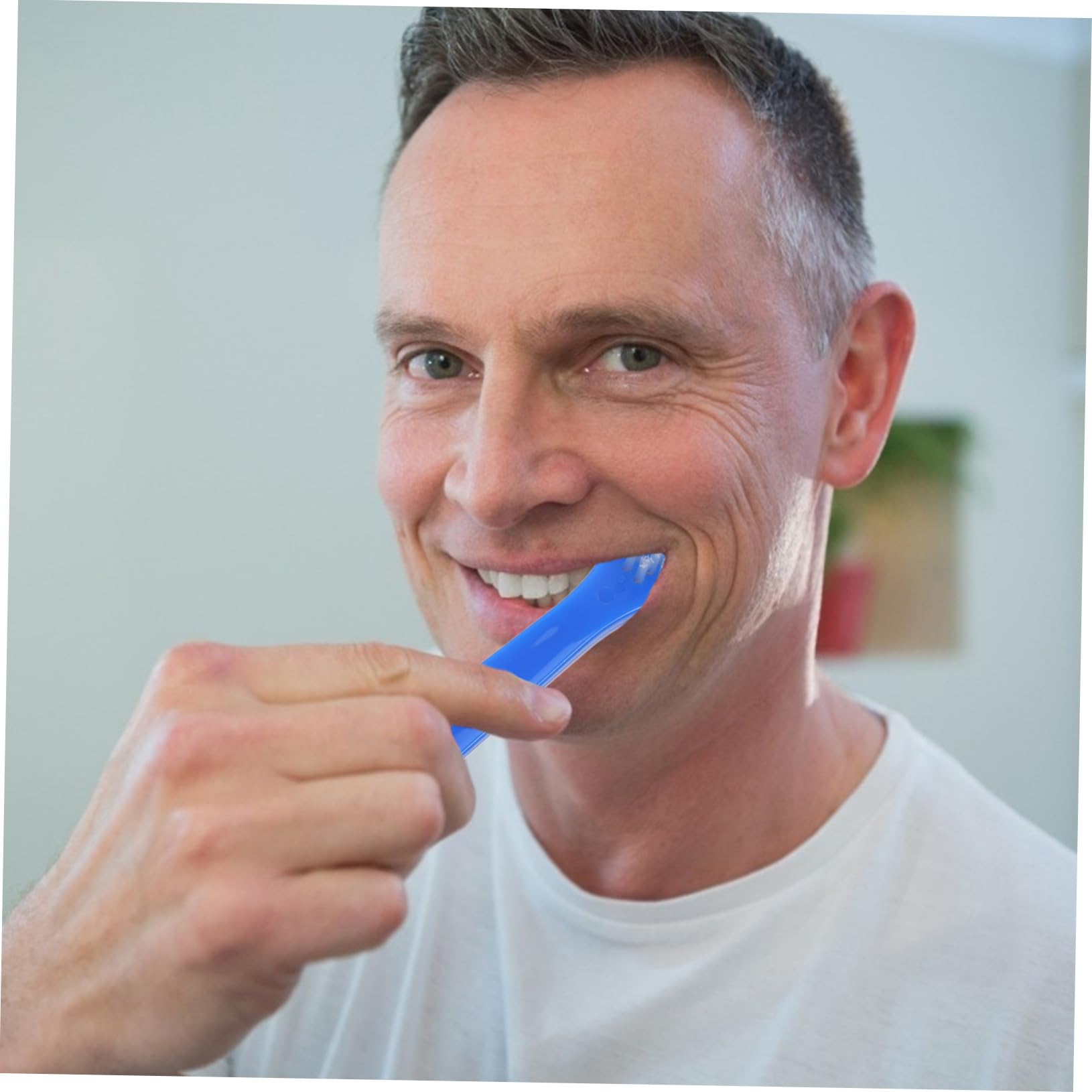 FRCOLOR 5 Set Spazzolino Per Denti Adulto Per Dentiere Per Accesso Facile Materiale Sicuro E Adatto Tutti Tipi Dentiere Ergonomico Per Presa 4 Pezzi*5