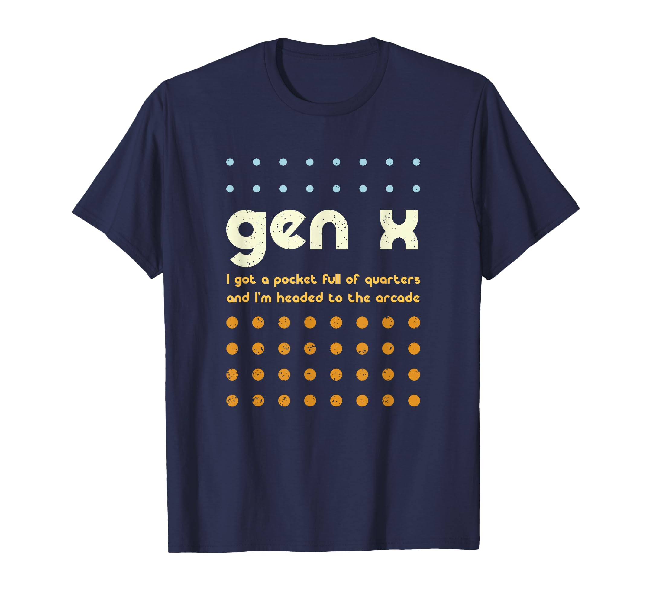 Funny Gen X Video Game Arcade Quarters for Generation Xer T-Shirt