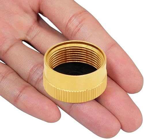 Miniatura 3 de 5 tapas de botella de propano de latón macizo adecuadas para todos los tapones de tanque de recarga de gas de 1 libra sellados