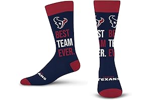 Texans Socks: For Bare Feet Best Team Ever Crew Sock