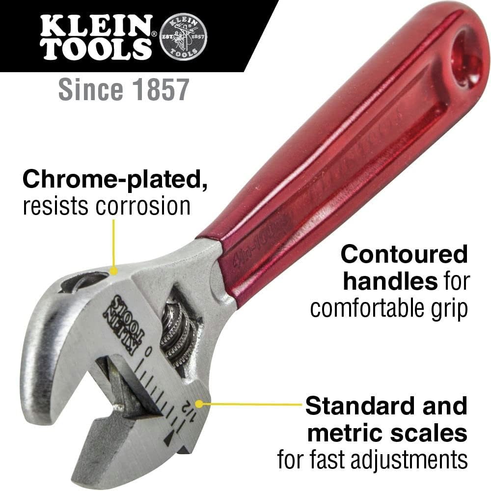 Klein Tools - 4 Adj Wrench (D506-4)